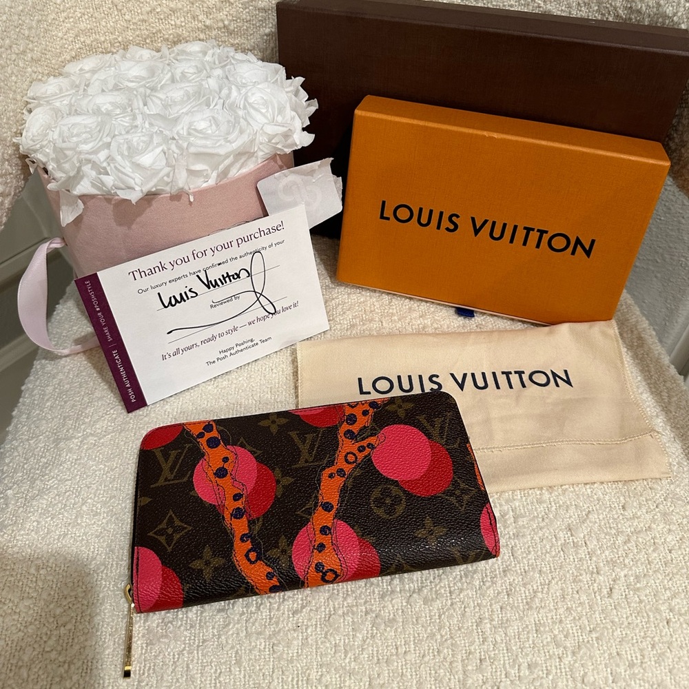 LOUIS VUITTON LIMITED EDITION Monogram Ramages Zippy Wallet - Picture 2 of 9